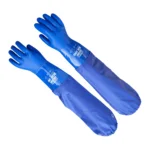 GUANTE PVC BLUE LONG 67CMS
