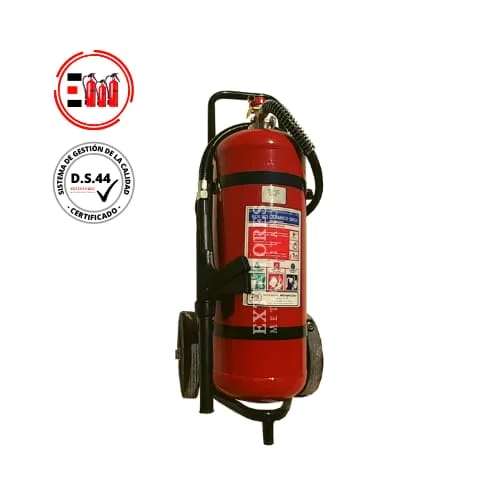 CARRO EXTINTOR 25 KGS AL 75% PQS DS44