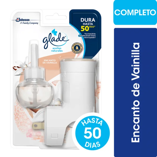 DESODORANTE AMBIENTAL GLADE VAINILLA APARATO + RECARGA 85156VA