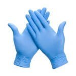 GUANTE QUIRURGICO NITRILO AZUL LIBRE POLVO TRESOR