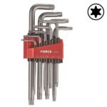 JUEGO DE LLAVES TORX LARGAS FORCE 9PZS (5098L)