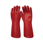 GUANTE PVC ROJO CORTO 35 CMS