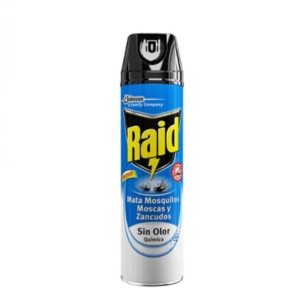 RAID SPRAY MATA MOSCAS-MOSQUITOS SIN OLOR 360