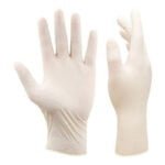 CAJA GUANTE QUIRURGICO LATEX BLANCO