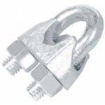 ABRAZADERA PARA CABLE ACERO - MEDIDAS