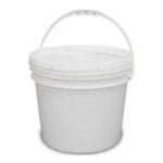 BALDE COSECHA 10 LTS PLASTICO BLANCO