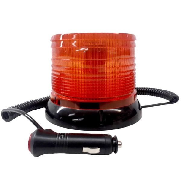 BALIZA LED AMBAR MAGNETICA VEHICULO  12V-48V E-011