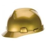 CASCO SEGURIDAD ELECTRICO V-GARD DORADO