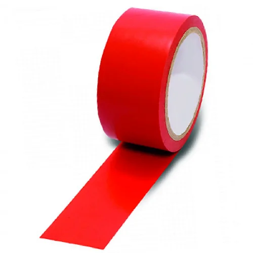 ROLLO CINTA DELIMITADORA ROJA 50 MM X 33 MTS ADIOFFICE