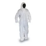 TRAJE FUMIGACION BLANCO TELA ALTO VOLUMEN