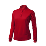 POLERA PIQUE MANGA LARGA WORLD DAMA - VARIEDAD COLORES