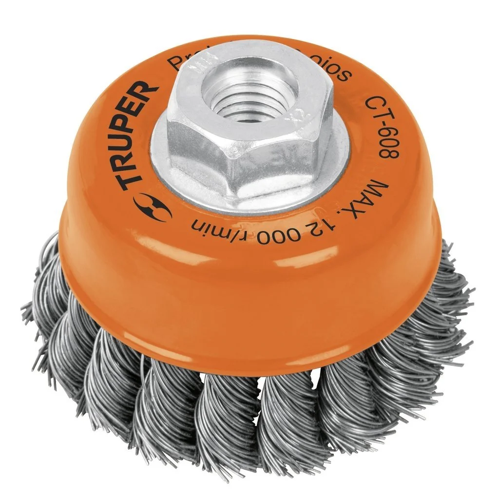 GRATA COPA ALAMBRE TRENZADO 3" TRUPER 14184 - Imagen 1