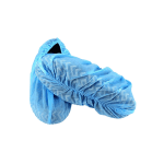 Cubre calzado desechable azul tela - 50 unidades
