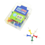PUSH PINS SELLOFFICE SURTIDO CAJA 50 UNIDADES
