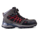 BOTIN SEGURIDAD CLIMBER CHAMONIX NEGRO/ROJO - Imagen 4