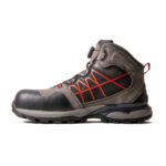 BOTIN SEGURIDAD CLIMBER CHAMONIX NEGRO/ROJO - Imagen 2